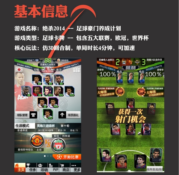 《绝杀2014》即将开测,诠释足球卡牌新定义_