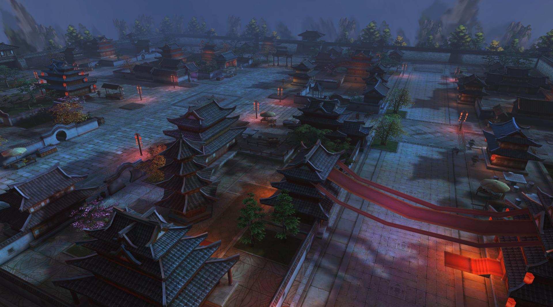 逼真场景 关云长手游3d城池介绍