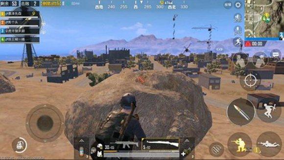 绝地求生刺激战场沙漠地图卡点